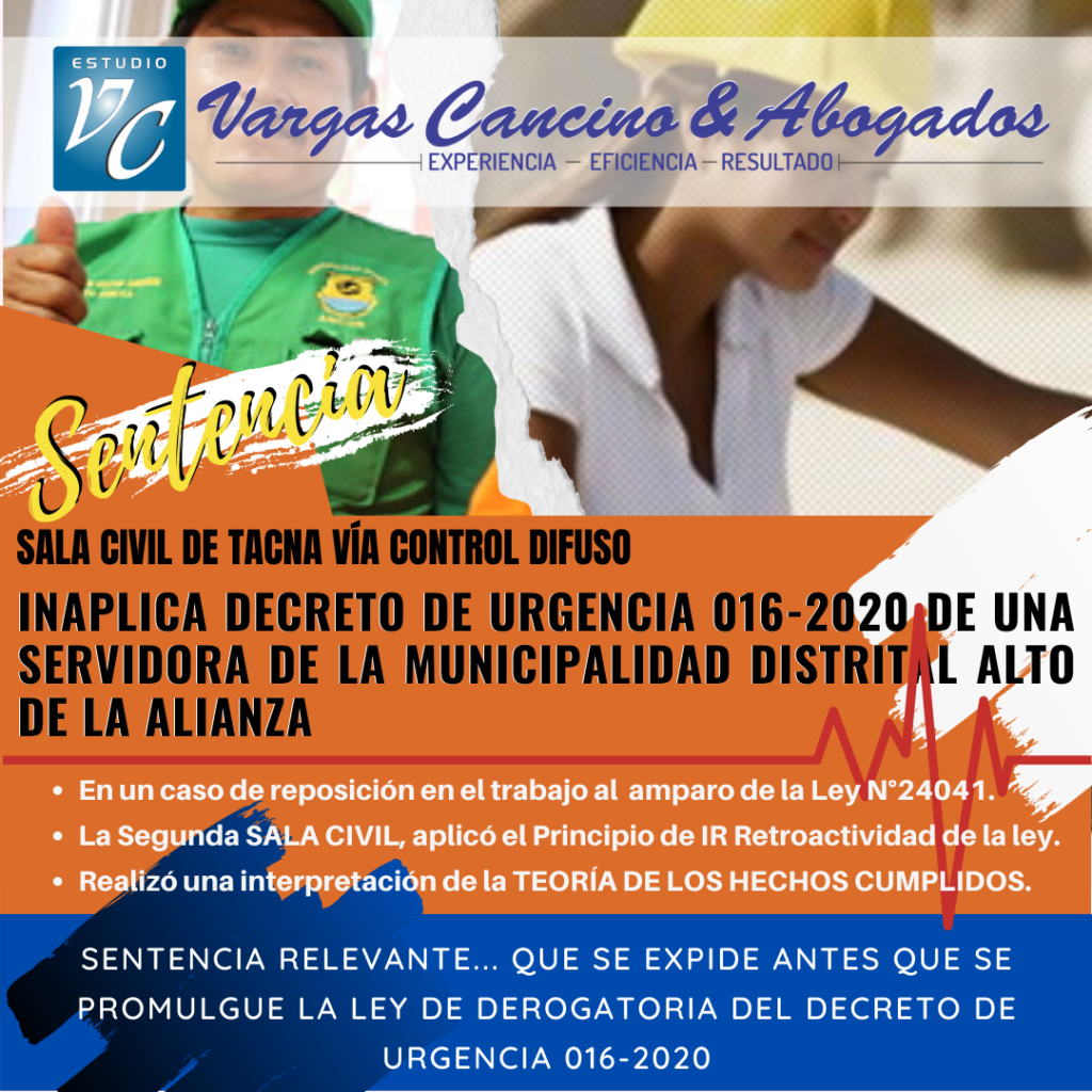 Sala Civil de Tacna Exp.[00252-2017-0-2301-JR-LA-02]